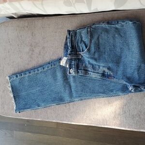 Abercrombie & Fitch The 90s Straight Ultra High Rise sz 27 *short* Curve Love ❤️